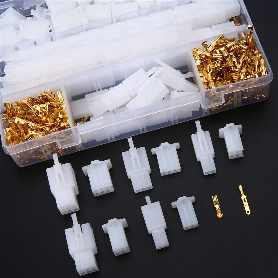 580Pcs Male Female Terminal + 2/3/4/6/9 Pin Housing Connector for Car Motorcycle - Image 4 of 4