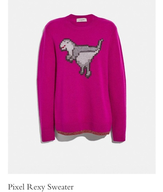 coach sweater dinosaur