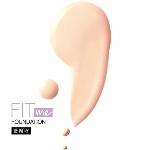 MAYBELLINE Fit Me Luminous + Smooth SPF-18 Liquid Foundation 30ml *CHOOSE SHADE* - Picture 11 of 27