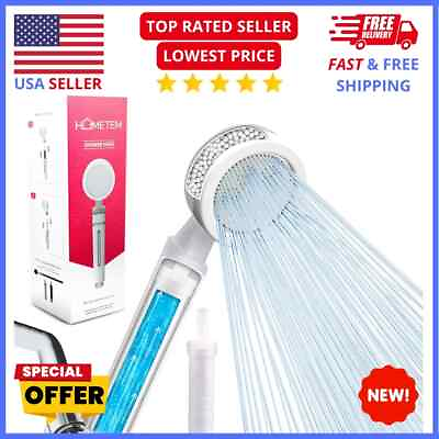 #ad #ad Handheld Shower Head with Filter – High Pressure White FinishEasy Installation $22.75