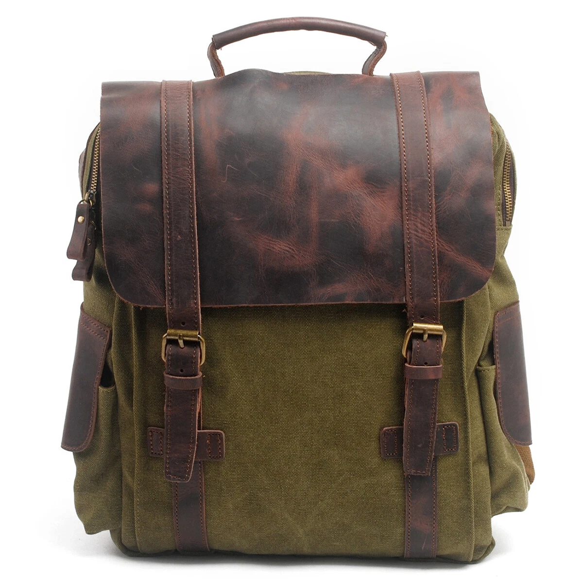Small canvas shop daypack