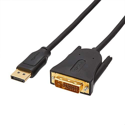 Amazon Basics   Cavo DisplayPort DVI   3 metri