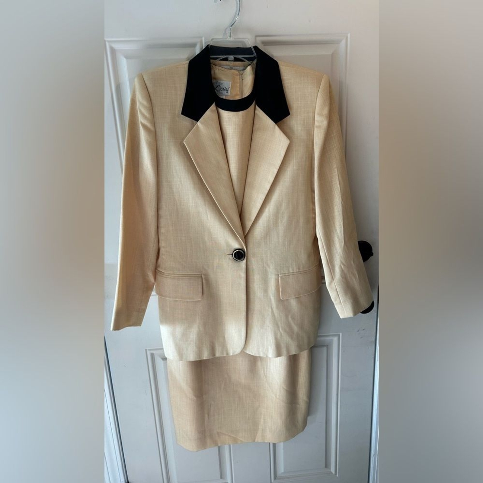 Oleg Cassini Vintage Jacket and Sheath Dress Size 10 Pre Owned