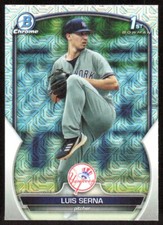 2023 3988B Bowman Chrome Prospects MOJO REFRACTOR Luis Serna New York Yankees