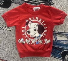 Vintage 90s Disney 101 Dalmatians Movie Shirt Sweater Toddler Kids Size 3T