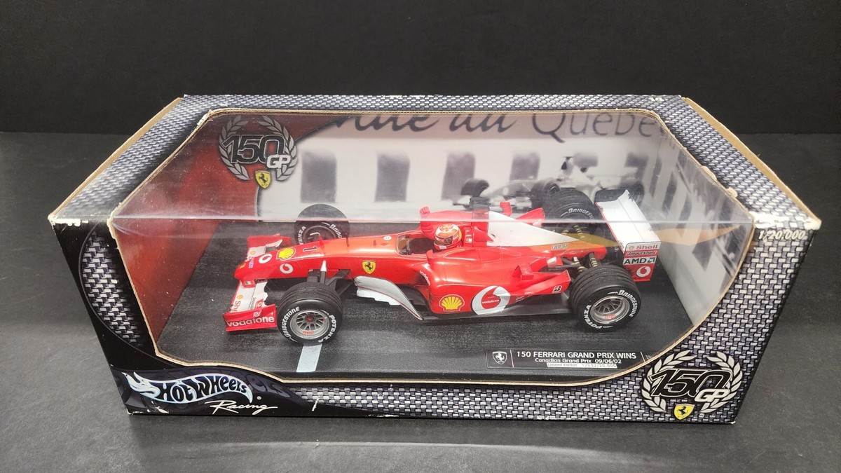 HOT WHEELS 150 FERRARI GRAND PRIX WINS SCHUMACHER #1 1/18 SR | eBay