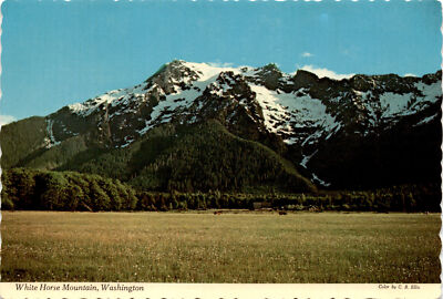 White Horse Mountain, Darrington, State Highway 530, North Cascades Postcard