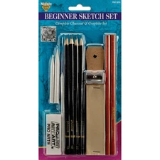 Pro Art Nicole Beginner Sketch Set 11 Pieces PRO 3074 Free Shipping 