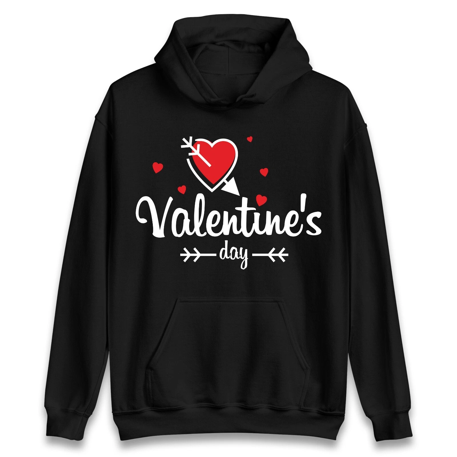 Felpa con cappuccio San Valentino regalo romantico per coppie simpatiche amanti unisex