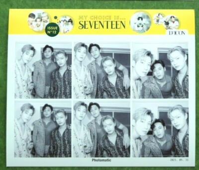 SEVENTEEN Dicon Magazine Vol. 12 My Choice Is Photomatic Sticker
