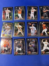 2024 Topps Chrome Baltimore Orioles Team Set 12 Cards Hot Jackson Holliday RC