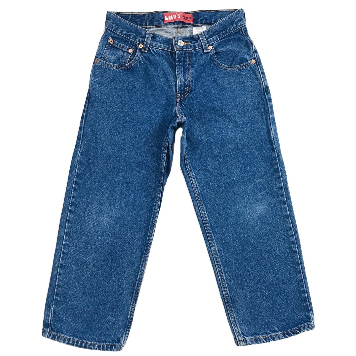 ボトムス Levi's denim 550 vintage 2T Vintage Levi's 550 Boys Blue Relaxed Straight Fit Jeans 8 H