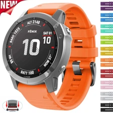 For Garmin Fenix 8 E 5 5X Plus 6 6X Pro 7 7X Quick Fit Silicone Watch Band Strap