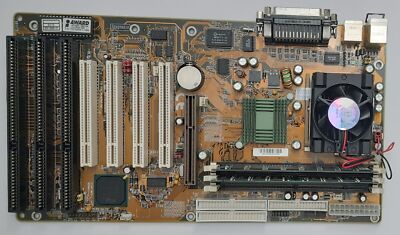 Shuttle HOT-681 Socket 370 AGP Retro Motherboard + Celeron 400MHz + 128MB RAM