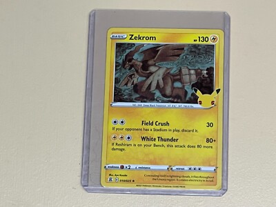 Zekrom Offerta Zekrom 10/25 Celebrations Holo Rare Pokémon TCG 010/025 25th Karte Wert