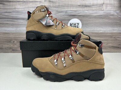 Nike Jordan 6 Rings Winterized Tan Brown Black (size 9.5) FV3826