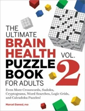 The Ultimate Brain Health Puzzle Book for Adults, Vol. 2: Even More Crosswords,