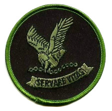FBI HOSTAGE RESCUE TEAM HRT SERVARE VITAS TO SAVE LIVES old-style sew on PATCH