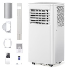 Portable 8000 BTU Air Conditioner, 4 in 1 protable AC, Cools 350sq. ft, Remote