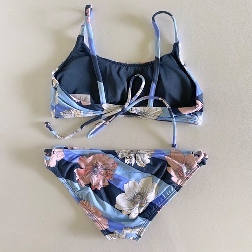 NEW Oneill Girls “Roxbury” Scoop Bralette swim set in blue -Size 10 - Picture 4 of 12