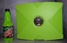 Microsoft Xbox Mountain Dew Limited Edition Console Green Composite RCA