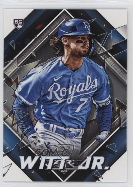 2022 Topps Fire Bobby Witt Jr #198 15xk