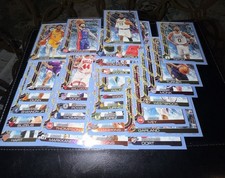 2025 Topps Basketball Holiday Light Blue Glitter SP Lot Of 31 LeBron Tatum Set