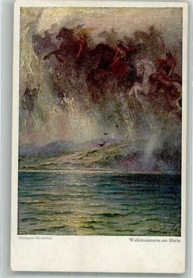 38133086 - sign. Hendrich, Hermann Walkuerensturm am Rhein Verlag Hermann A.