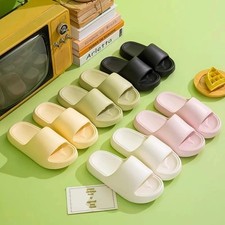 Unisex Cloud Slides EVA Non Slip Bathroom Slippers Soft Thick Sole Sandals