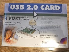 StarTech PCI425USB 4 Port USB 2.0 PCI Card NEW 