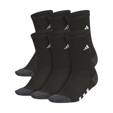 adidas Athletic Cushioned 6Pack Crew Unisex Black SB1158-IR0925