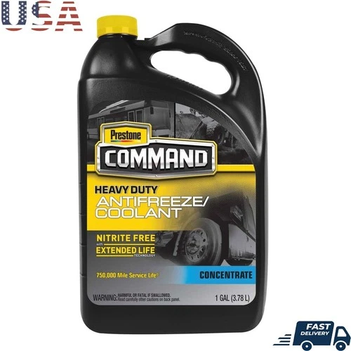Heavy Duty Nitrite Free Antifreeze Coolant OAT 1 Gal Diesel Engine 600K Miles US