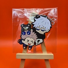 Satoru Gojo Yuji Jujutsu Kaisen Rubber Strap Keychain Buddy Colle Mascot