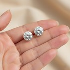 4.00CT Round Lab Grown Diamond Dainty Gift Stud Earrings In 14k Yellow Gold#63 — photo 6