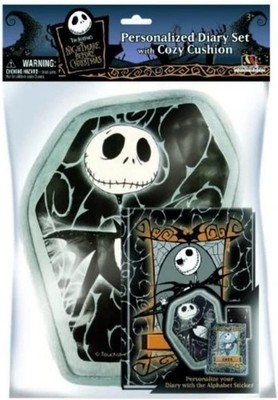 Nightmare Before Christmas Pillow with Pocket & Diary Set