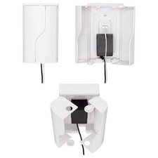 Twin-door baby safety electrical outlet cover box.
