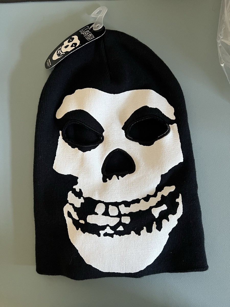 RARE 2009 Misfits Skull Balaclava Beanie NWT Crimson Ghost Horror