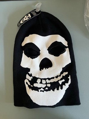 RARE 2009 Misfits Skull Balaclava Beanie NWT Crimson Ghost Horror
