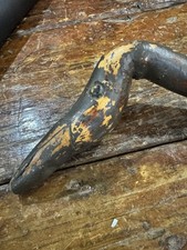 Vintage Walking Stick Cane. Folk Art. Snake Head With Snake Body Around Shaft.