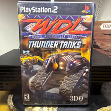 3DO World Destruction League: Thunder Tanks (PS2) w/ Manual