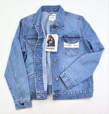 Wrangler ICONS 124WJ Women's Western Jacket Size S Blue Soul