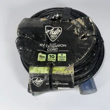 AutoDrive ADCORD30A 10/3 STW 50-Amp RV Extension Cord with Lighted End, 30-Feet,