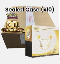 Pokémon Pokémon TCG 30th Celebration Elite Trainer Box Sealed Case 10 Boxes