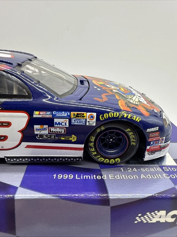 1999 年 Dale Earnhardt Jr #3 AC Delco 超人蒙特卡罗 1:24 NASCAR 压铸 — 第 4/4 张图片