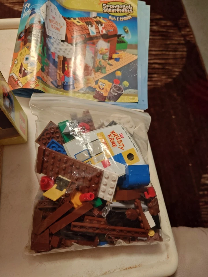 3825 LEGO SpongeBob SquarePants Krusty Krab Great Condition! Read Description - Image 3 of 3