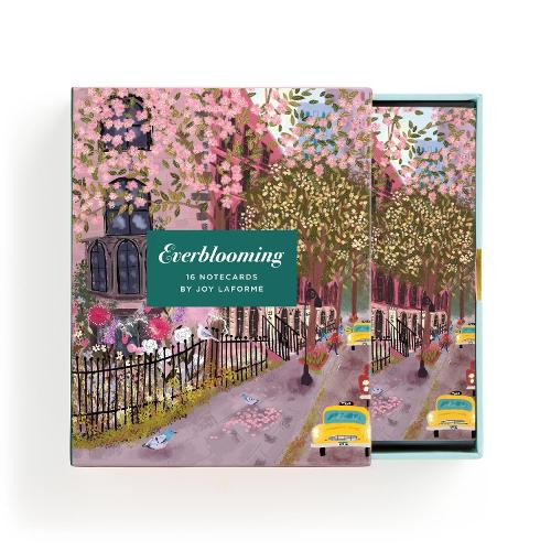 Galison Joy Laforme Everblooming Blank Greeting Card Assortment (Postcards)