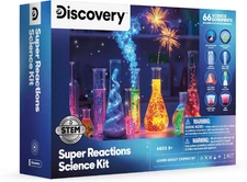 Discovery™ Super Reactions Science Kit – 66 Experiments STEM Lab for Kids| Inclu