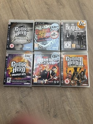 PS3 Guitar Hero Greatest Hits Playstation 3 komplett mit Anleitung