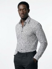 276 Hugo Boss P-Hank Performance Polyamide Blend Long Sleeve Shirt Size XL
