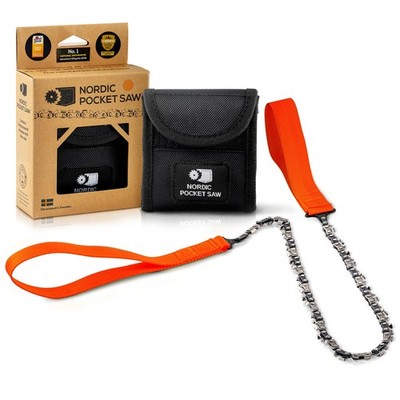 Handkettensäge 65 cm  Original  Kompakte Handsäge mit Nylontasche für Wandern...